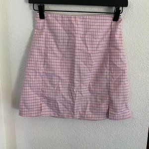 Pink Mini Skirt